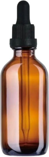 Glass Little Bottle Caramel Pharmaceutical Dropper 100ml