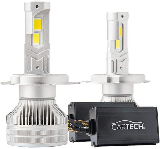 Cartech Lamps Car & Motorcycle H4 LED 6500K Cold White 160W 2pcs