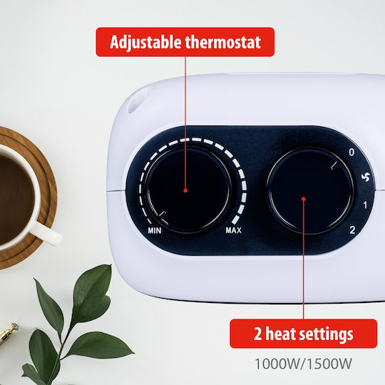 ArteLibre Αερόθερμο Δωματίου Δαπέδου Λευκό 1500W