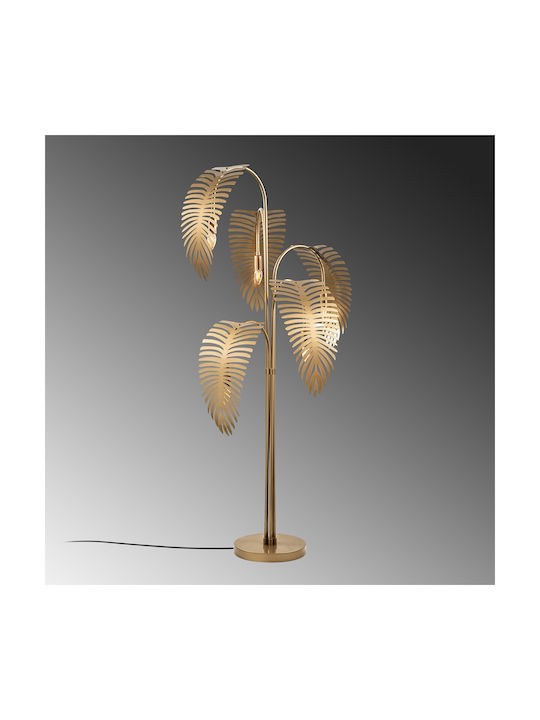 Opviq Palm Lampa de podea Î157xL71cm. cu Soclu pentru Bec E14 Galben