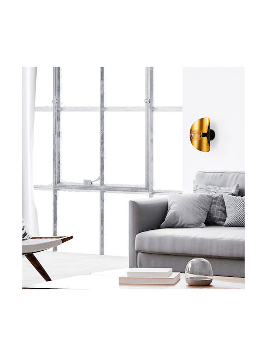 Asir Group Leuchte Wand mit Fassung E27 Gold 17cm