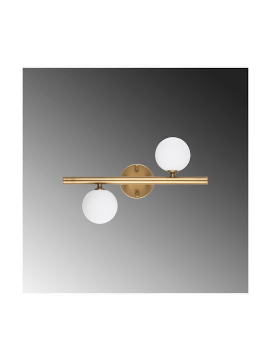 Opviq Wall Lamp with G9 Socket Gold 40cm