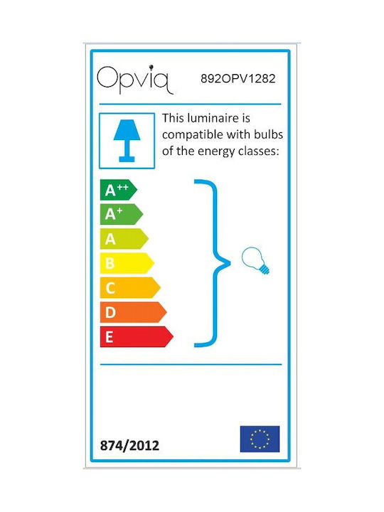 Opviq Wall Lamp with Integrated LED and Warm White Light Gold 10x27x15cm