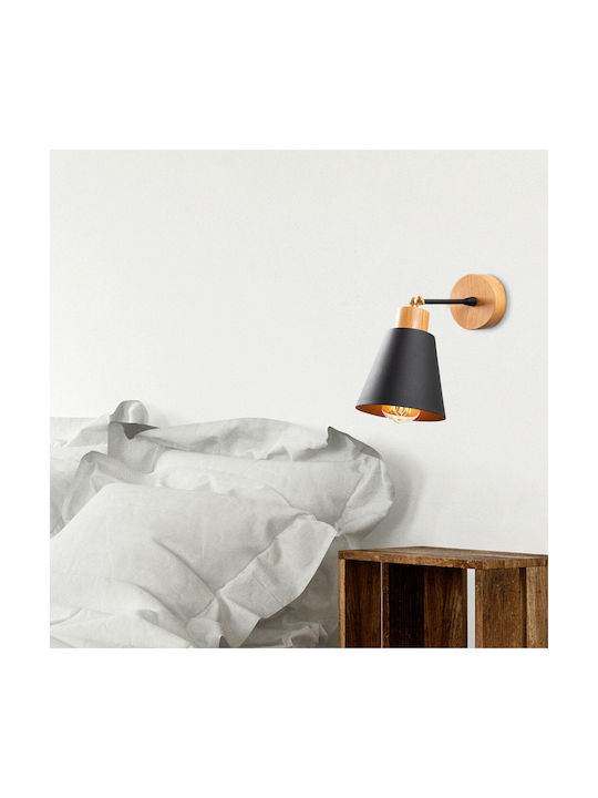 Opviq Manavgat Lamp Wall with Socket E27 White 14x25cm