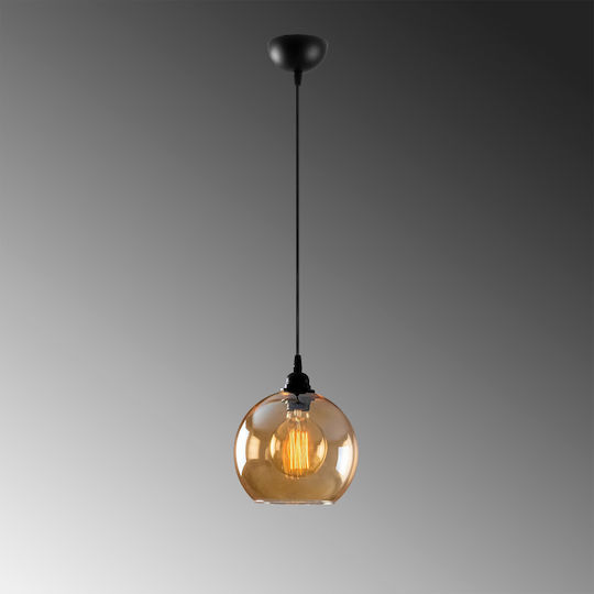 Asir Group Gold Lustră Galben Miere cu Dulie E27 20x20x116cm.