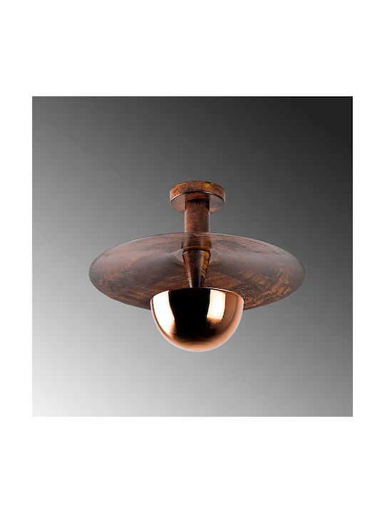 Opviq Kurt Pendant Light Orange with Socket G9 38x38x31cm