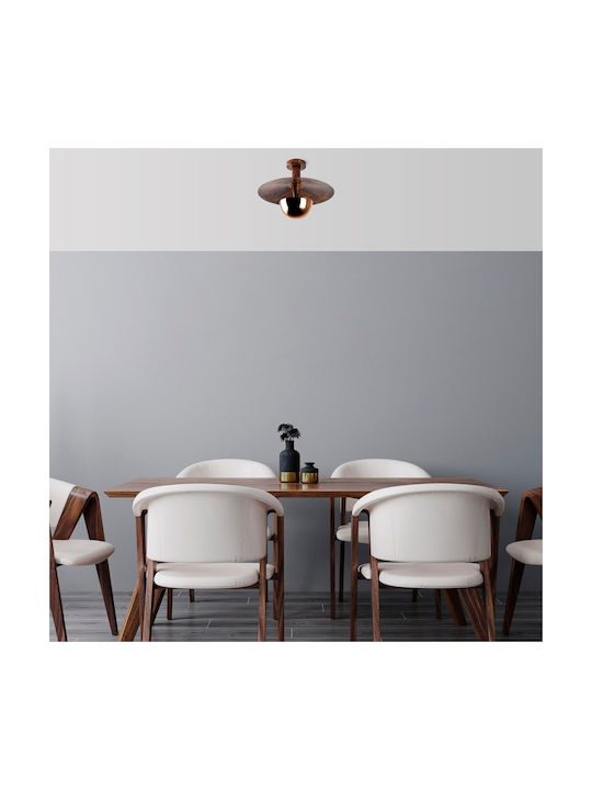 Opviq Kurt Pendant Light Orange with Socket G9 38x38x31cm