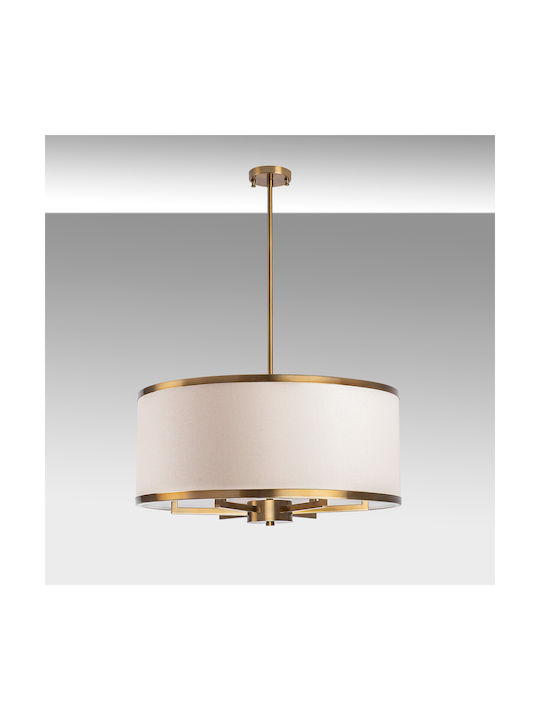 Opviq Cream Pendant Light White with Socket E27 60x60x83cm