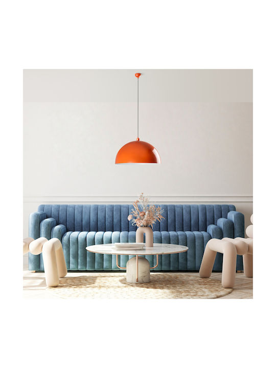 Opviq Kure Pendant Light Orange with Socket E27 60x60x135cm