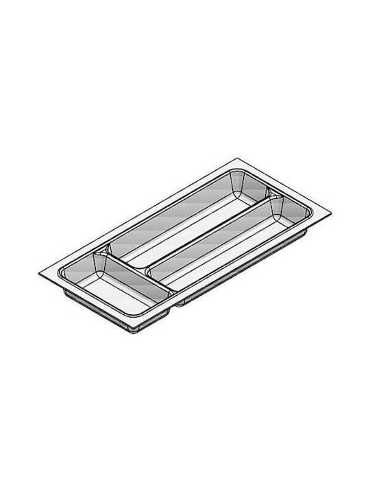 Agoform Tăvi Pentru Tacâmuri De Sertar Din Plastic 84x48cm Gri