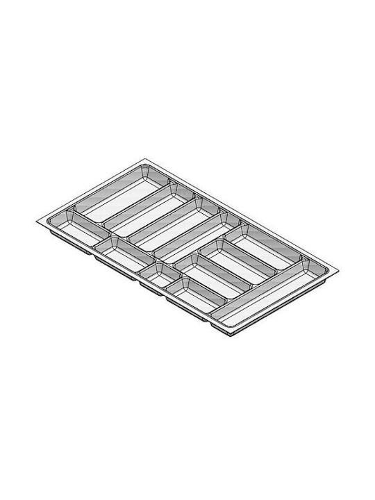 Agoform Tăvi Pentru Tacâmuri De Sertar Din Plastic 84x48cm Gri