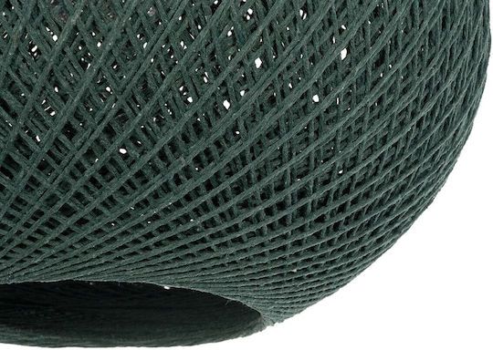 GloboStar Solei Pendant Light Green Boho with Rope for Socket E27 30x30x35cm