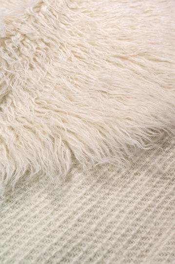 Βιοκαρπέτ Flokati Χαλί Ορθογώνιο Natural 70x140cm