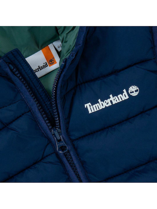 Kinder Freizeitjacke Ärmellos mit Kapuze Navy Blue