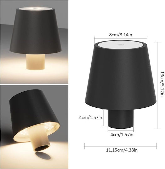 Uncle George Dekorative Lampe Flasche Schwarz