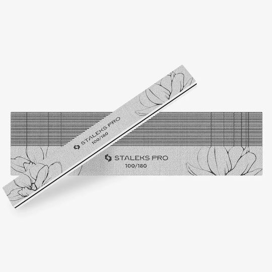 Straight Mineral Nail File Staleks Expert 20 25 Pcs Nfe-20-100/180-25