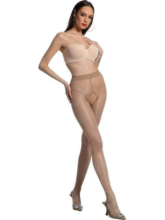 Amour Sexy Strumpfhose Beige