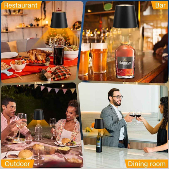 Uncle George Dekorative Lampe Flasche Schwarz