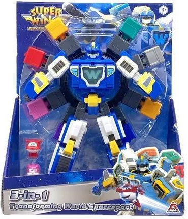 Just Toys Super Wings Електрически Герои Трансформиращ Световен Космодрум 780288 3 Години +