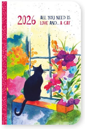 Weekly Standing Pocket Diary 8.5x14cm Artistic