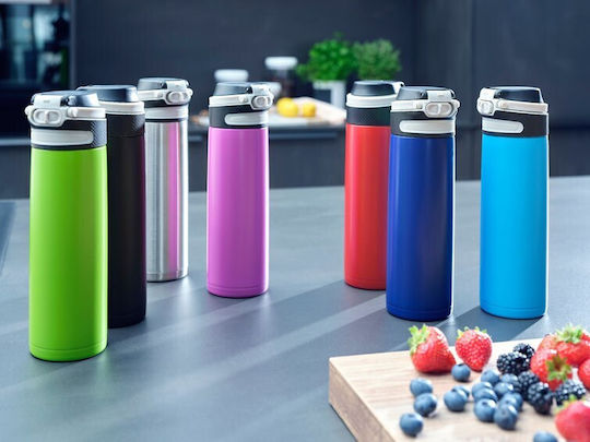 Leifheit Glass Thermos Stainless Steel / Plastic 600ml Czarny
