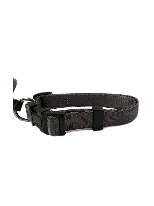 Guler reglabil pentru câini Pet Camelot 16mm * 30cm * 45cm Gri