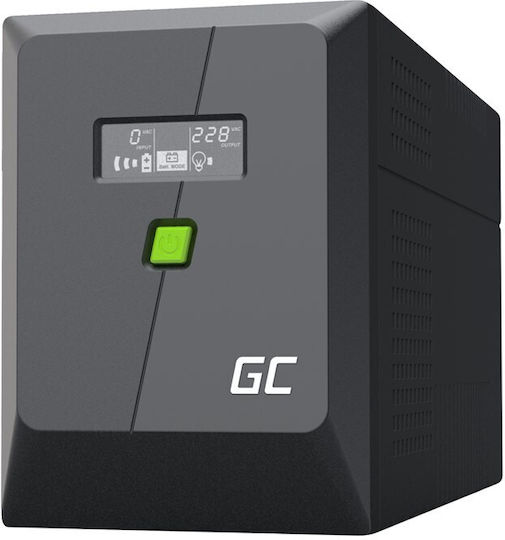 Green Cell UPSLM1200 UPS Line-Interactive 2000VA 1200W