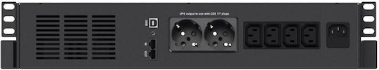 Infosec INF_660614 UPS Line-Interactive 600VA 360W