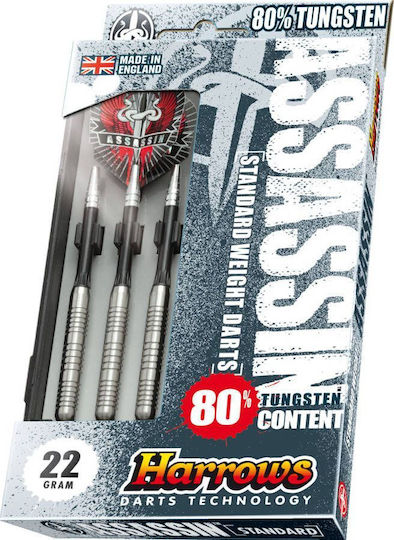Harrows Assassin W80 Steel Tip Darts 3x21gr