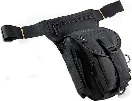 Polo Military Pouch Thigh Black 1lt