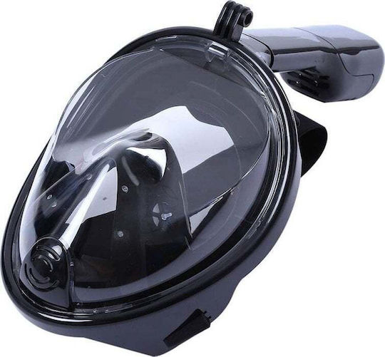 Roger Full Dry Diving Mask Full Face Black