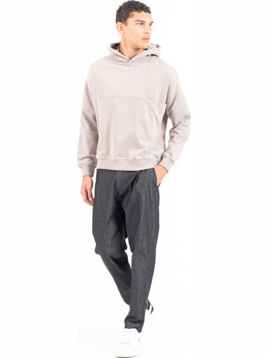 Sweatshirt with Hood Grey
