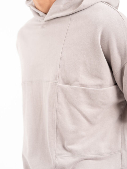 Sweatshirt with Hood Grey