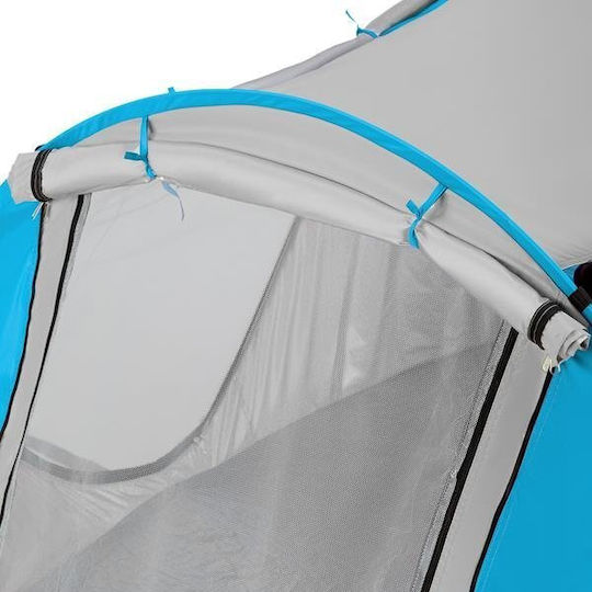 Nils NC3043 Camping Tent Pop Up Blue 3 Seasons for 2 People 220x120x95cm