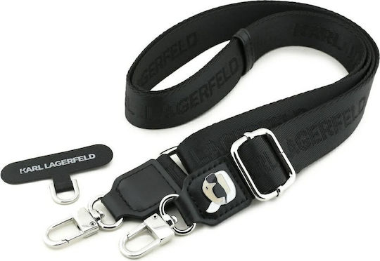 Karl Lagerfeld Universal Crossbody Strap Karl Patch Black