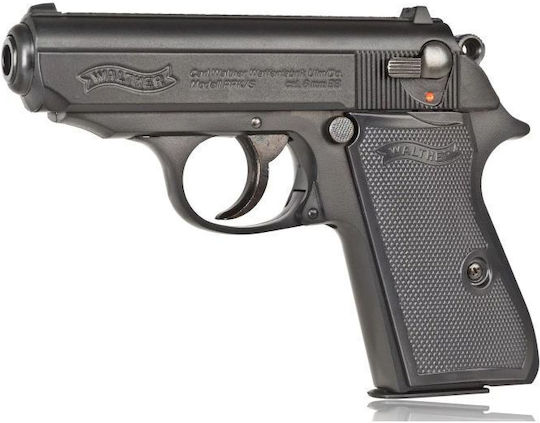 Umarex Spring Air Pistol Metal Slide Walther PPK/S Black 6mm