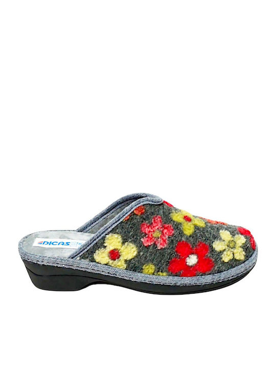 06l-000 Winter Women's Slippers Gray