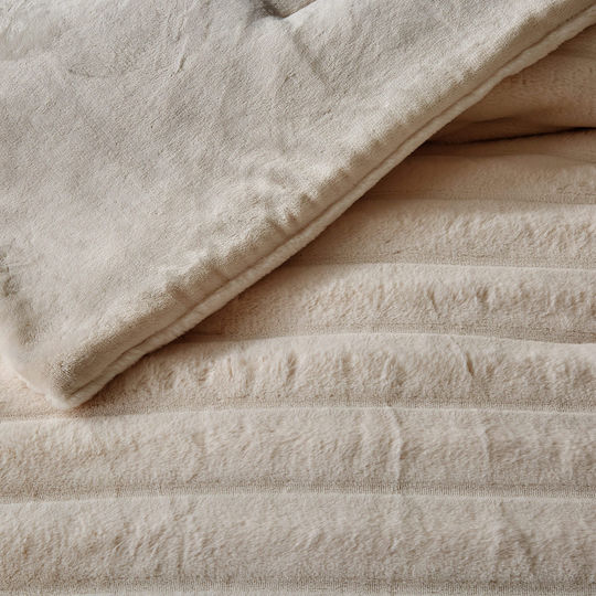 Liolios Home Duvet Cover Semi-double 180x240cm Volcano Taupe