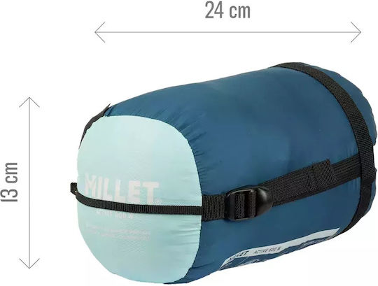Millet Active 600d Schlafsack W Sommerlicher Schlafsack Reißverschluss Rechts D Damen Mic1169-n8713d Waterfall