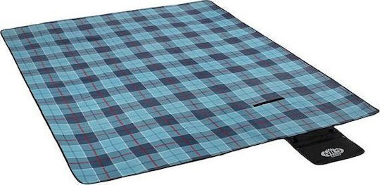 Nils Blanket 200x200cm in Blue color