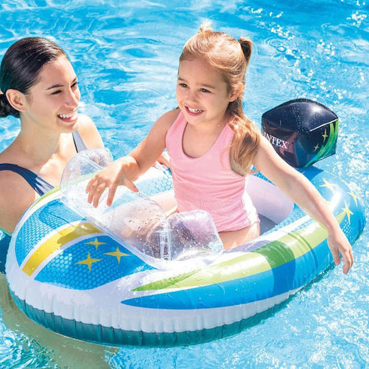 Intex CRUISERS Kids Inflatable Boat 119x114cm Airplane Car Fish