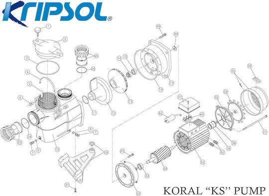 Kripsol Εξαρτήμα Πισίνας