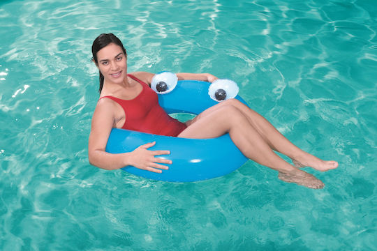 Bestway Kids' Swim Ring with Diameter 91cm. from 10 Years Old Light Blue