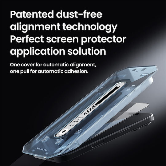 Nillkin Cp+ Pro 2.5D 0.1mm Gehärtetes Glas Schwarz (iPhone 17 / 17 Pro / 16 Pro)