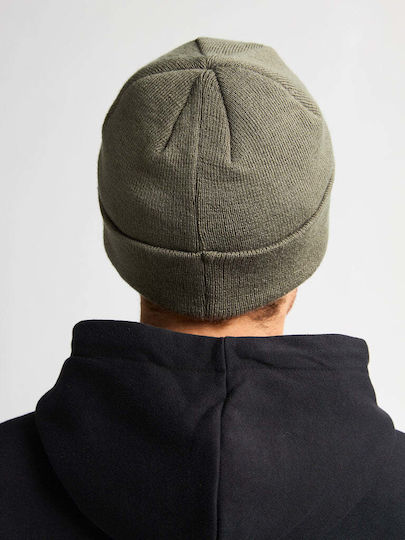Beanie Beanie Knitted in Khaki color
