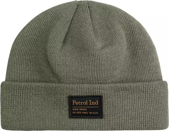 Beanie Beanie Knitted in Khaki color