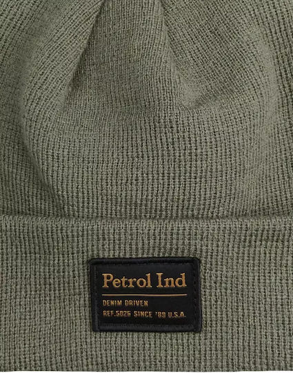 Beanie Beanie Knitted in Khaki color
