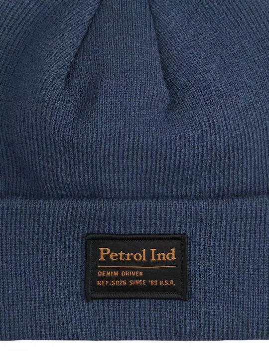 Beanie Männer Beanie Gestrickt in Blau Farbe