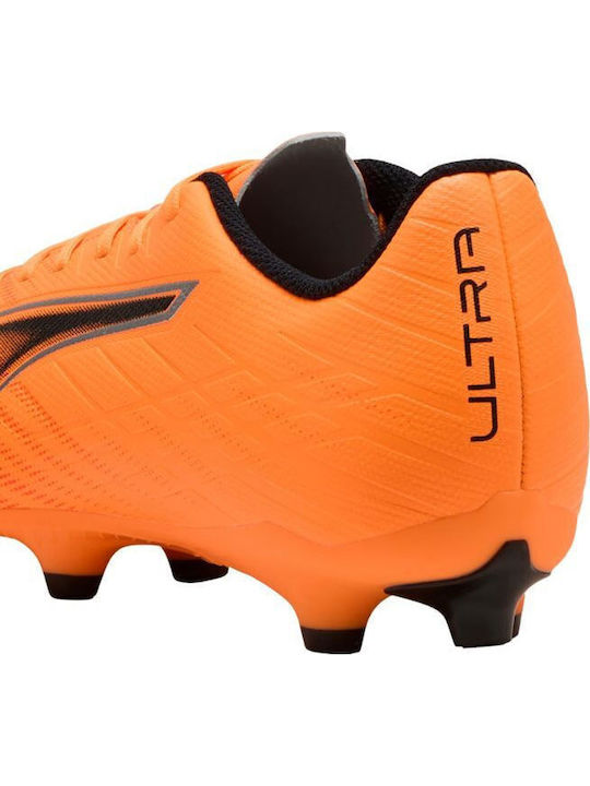 PUMA Ultra 6 Play FG/AG Football Shoes with Cleats Orange