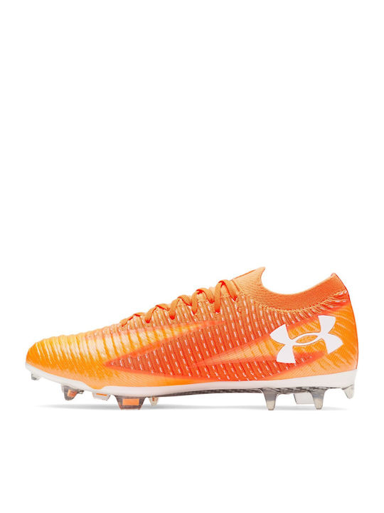 Under Armour Shadow Football Shoes with Cleats Orange
